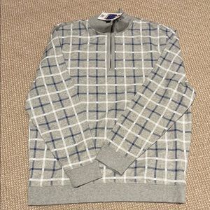 Nautica Pull Over Plaid Sweatshirt